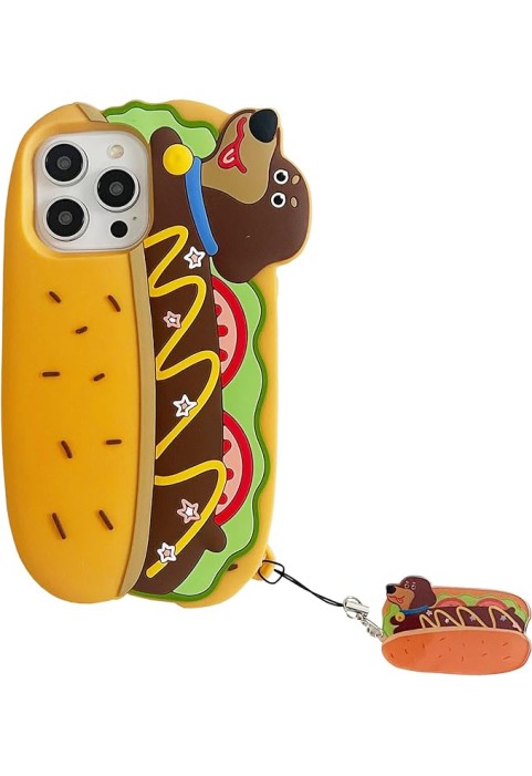 Cute Cartoon Hamburger Phone Case